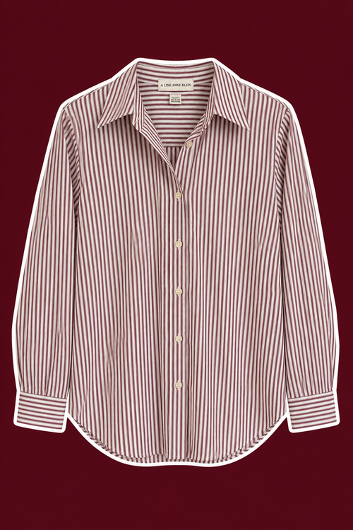 100% Cotton Anne Kleine Button-Up