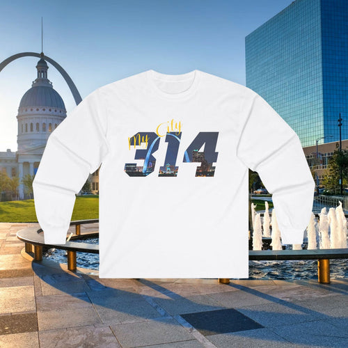 314 City Skyline Long Sleeve Tee — St. Louis 314 Originals - 314 Originals