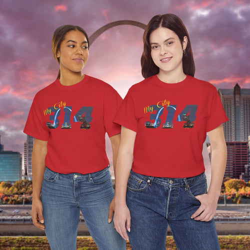 314 City Skyline T-Shirt — St. Louis Area Code Tee - 314 Originals
