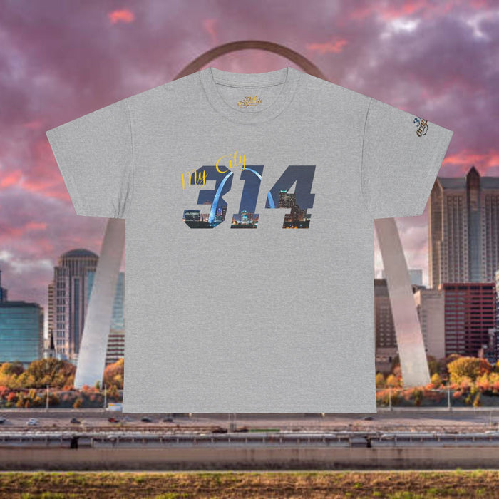 314 City Skyline T-Shirt — St. Louis Area Code Tee - 314 Originals