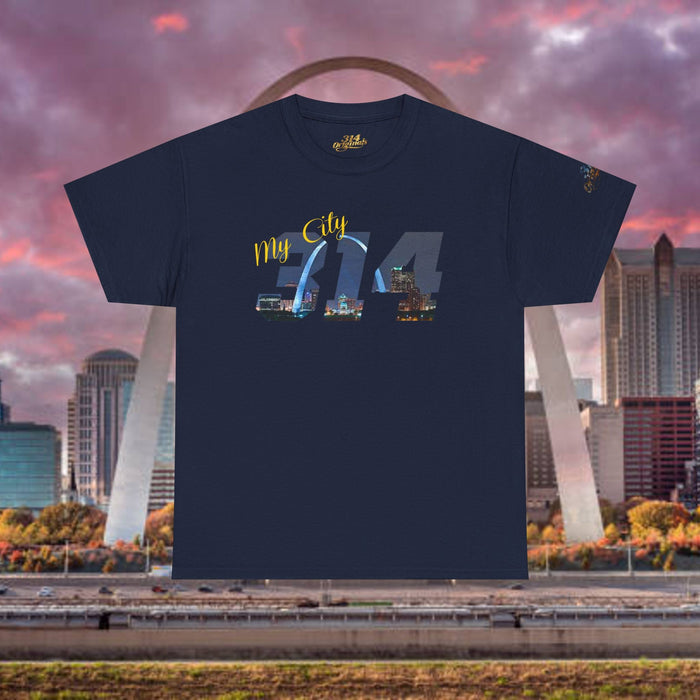 314 City Skyline T-Shirt — St. Louis Area Code Tee - 314 Originals
