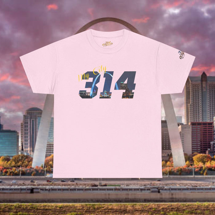 314 City Skyline T-Shirt — St. Louis Area Code Tee - 314 Originals