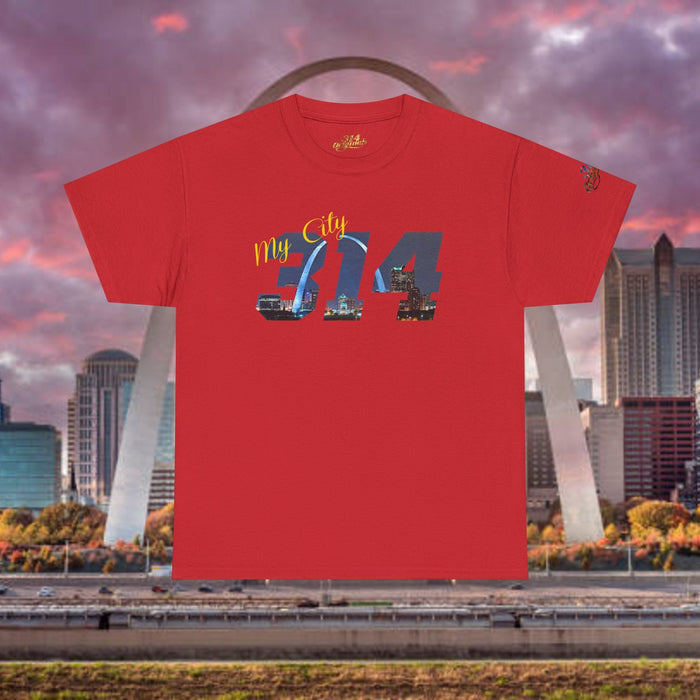 314 City Skyline T-Shirt — St. Louis Area Code Tee - 314 Originals