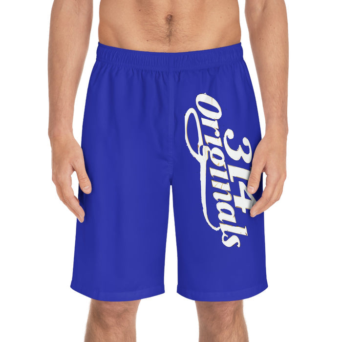 "314 Originals" Blue Surf Trunks - 314 Originals
