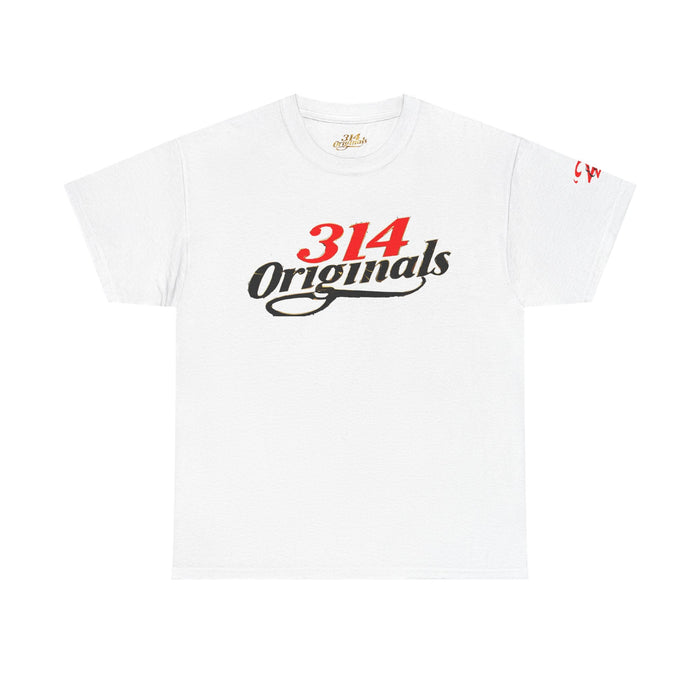314 Originals Graphic Tee — Vintage Script Logo T-Shirt - 314 Originals