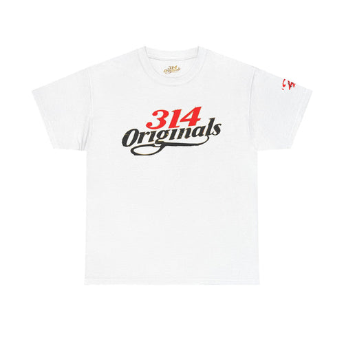 314 Originals Graphic Tee — Vintage Script Logo T-Shirt - 314 Originals