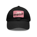 314 Originals Leather Patch Dad Hat — Retro Script Baseball Cap - 314 Originals