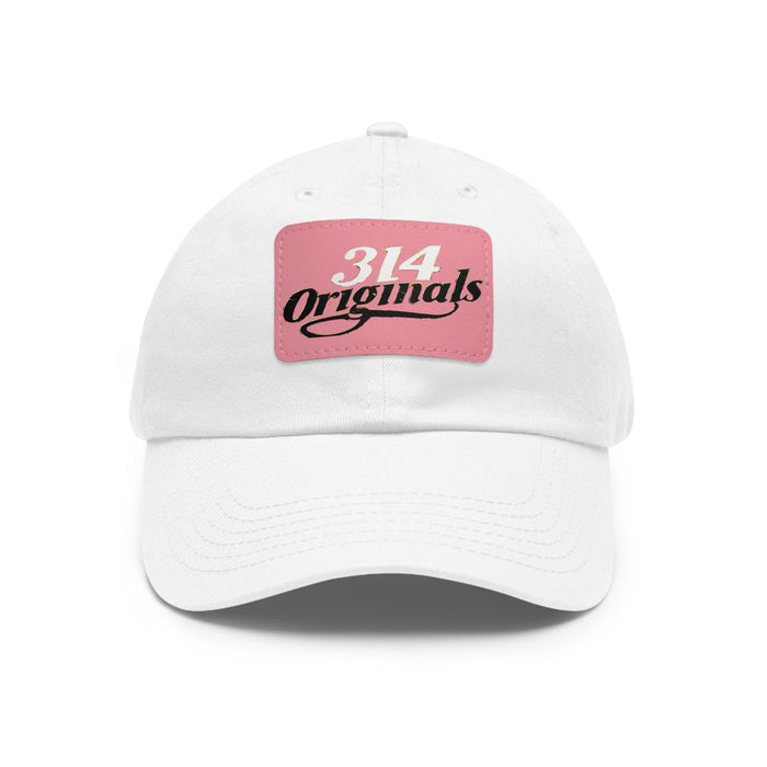 White / Pink patch / Rectangle / One size