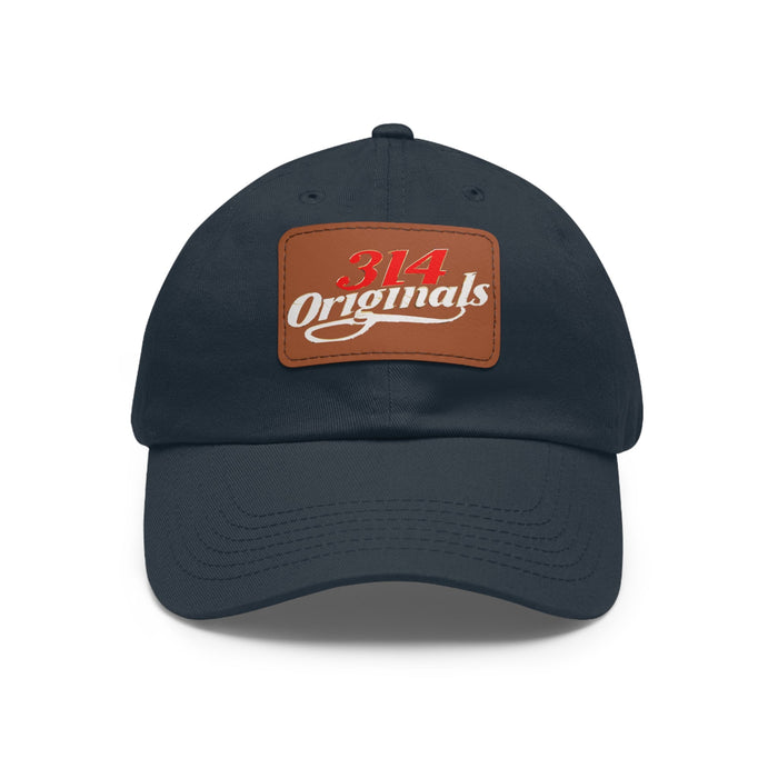 Navy / Light Brown patch / Rectangle / One size