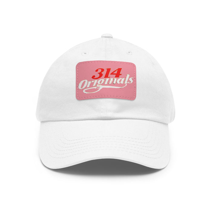 White / Pink patch / Rectangle / One size