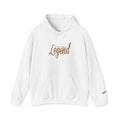 Legend Logo White Hoodie — Classic Streetwear Pullover - 314 Originals