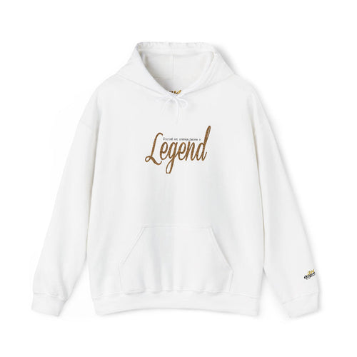 Legend Logo White Hoodie — Classic Streetwear Pullover - 314 Originals