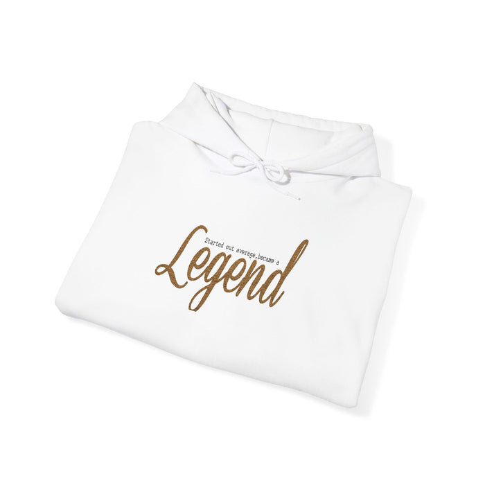 Legend Logo White Hoodie — Classic Streetwear Pullover - 314 Originals