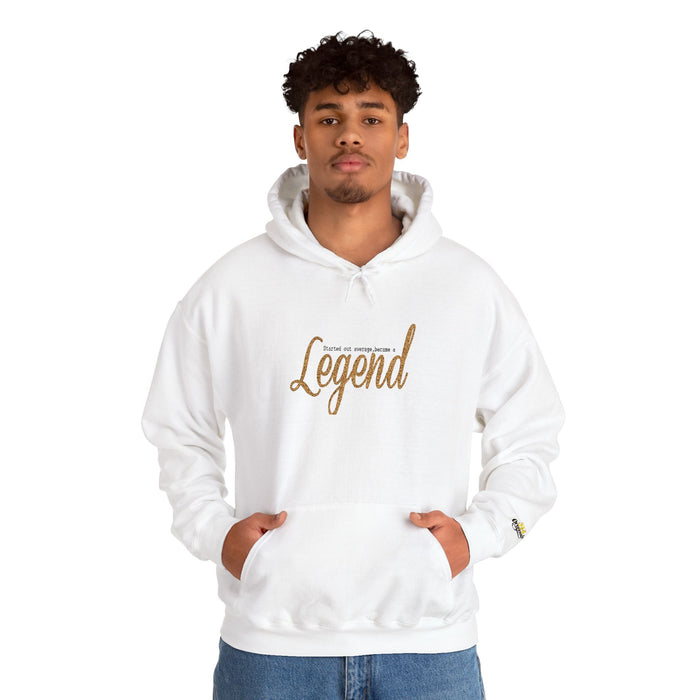 Legend Logo White Hoodie — Classic Streetwear Pullover - 314 Originals