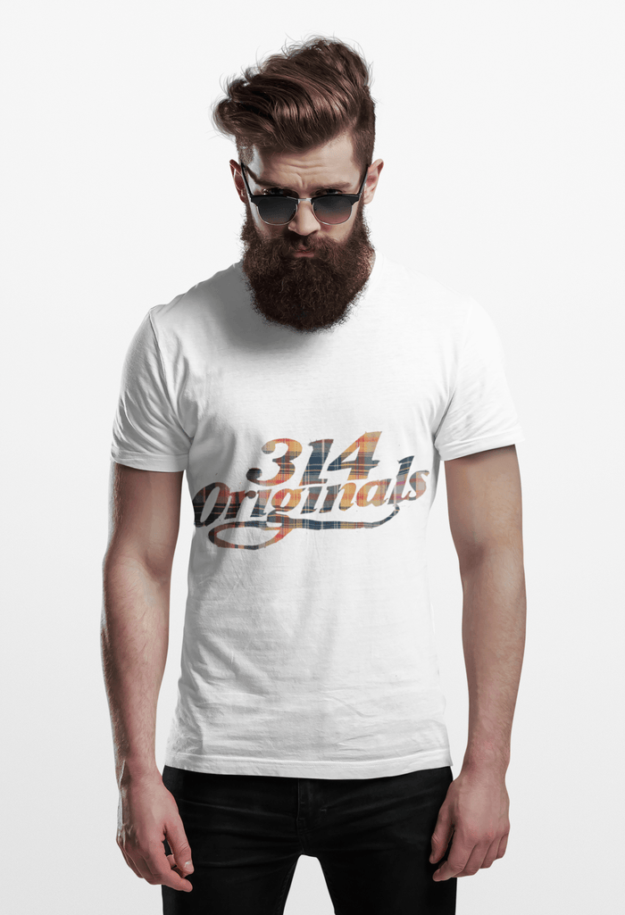 314 Originals Plaid Script Tee - 314 Originals
