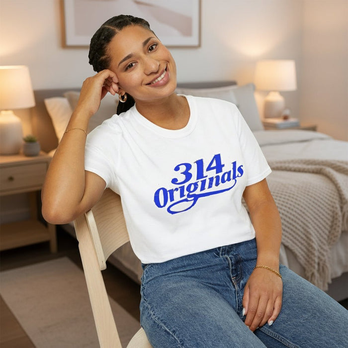 314 Originals T-Shirt — Retro Script City Pride Tee - 314 Originals