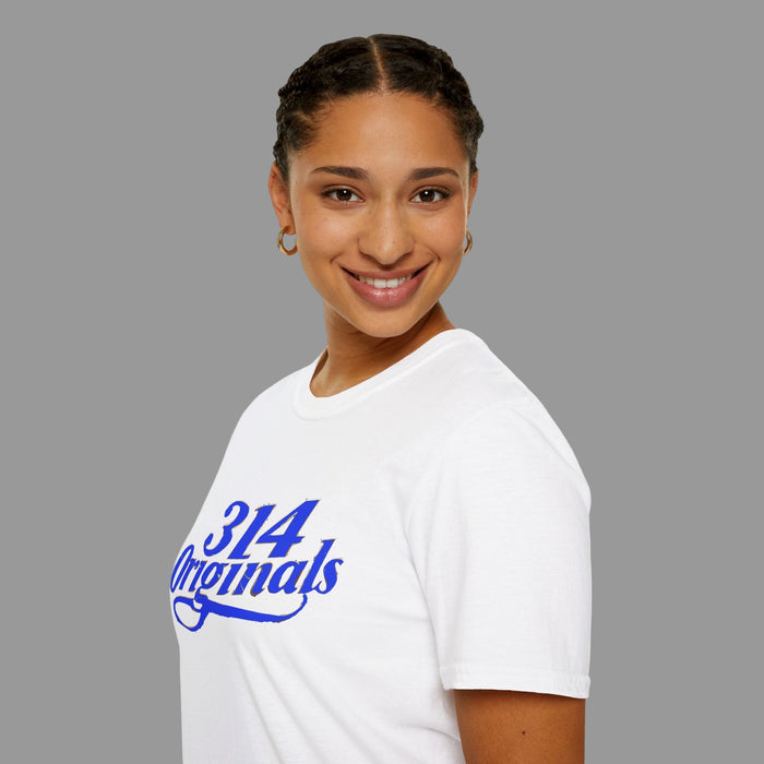 314 Originals T-Shirt — Retro Script City Pride Tee - 314 Originals