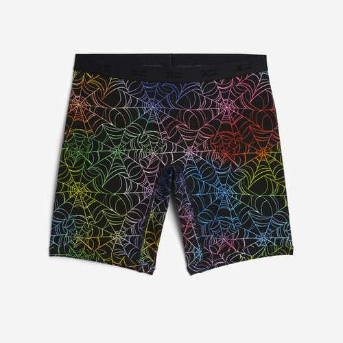 9" Boxer Briefs - Rainbow Web
