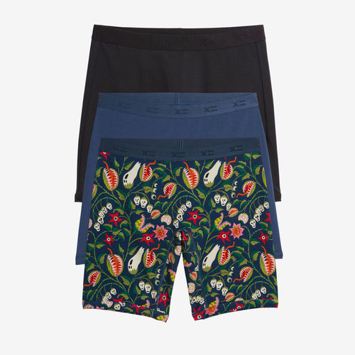9" Boxer Briefs 3-Pack - Deadly Bloom