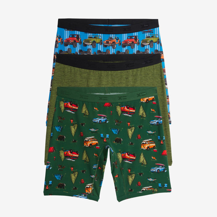 9" Boxer Briefs 3-Pack - Road Ahead