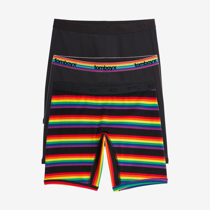 9" Boxer Briefs 3-Pack - Stripe Up