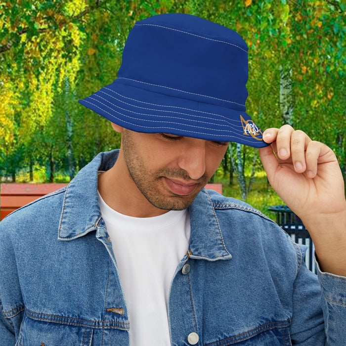 AGO Blue Bucket Hat — Casual Sun Hat - 314 Originals