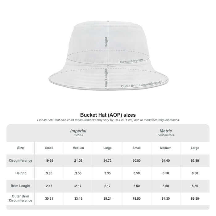 AGO Blue Bucket Hat — Casual Sun Hat - 314 Originals