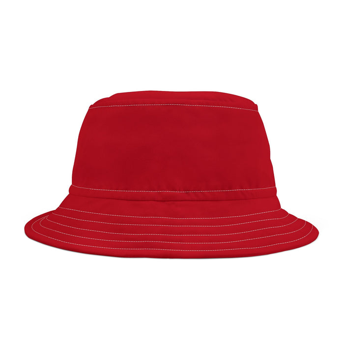 AGO Red Bucket Hat — Casual Sun Hat - 314 Originals