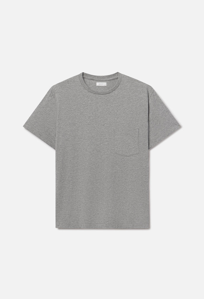 Air Spun Beach Pocket Tee / Heather Grey