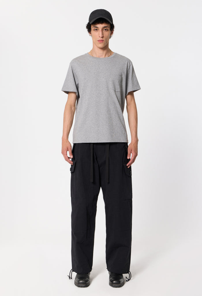 Air Spun Beach Pocket Tee / Heather Grey