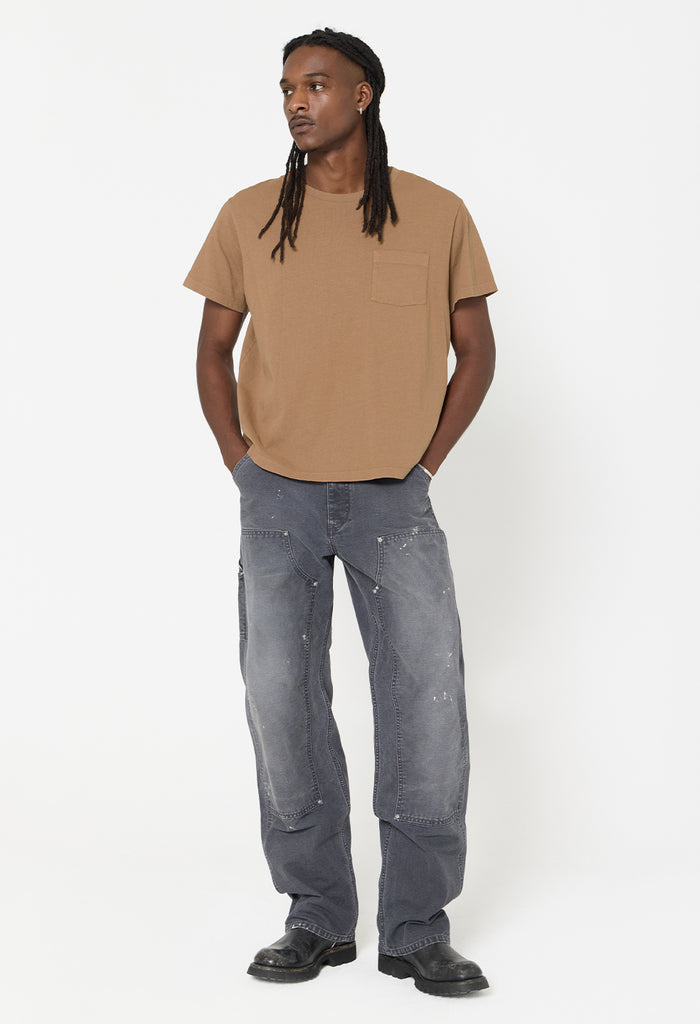 Air Spun Beach Pocket Tee / Latte