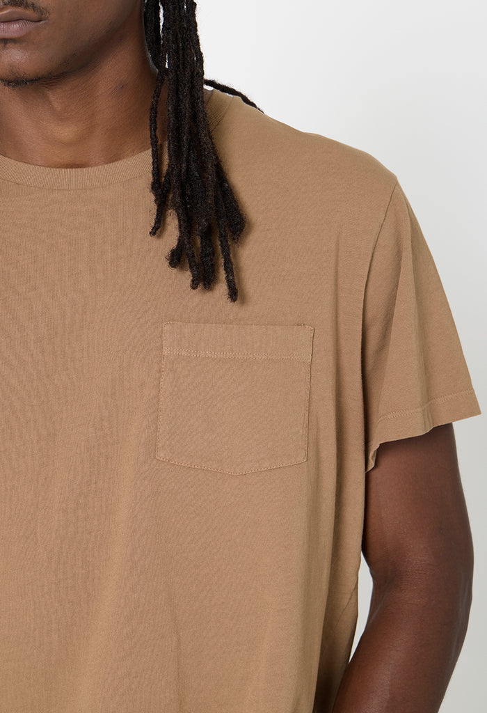 Air Spun Beach Pocket Tee / Latte