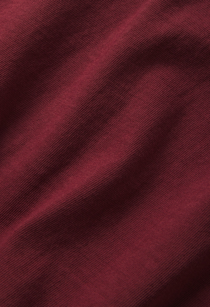 Air Spun Beach Pocket Tee / Oxblood