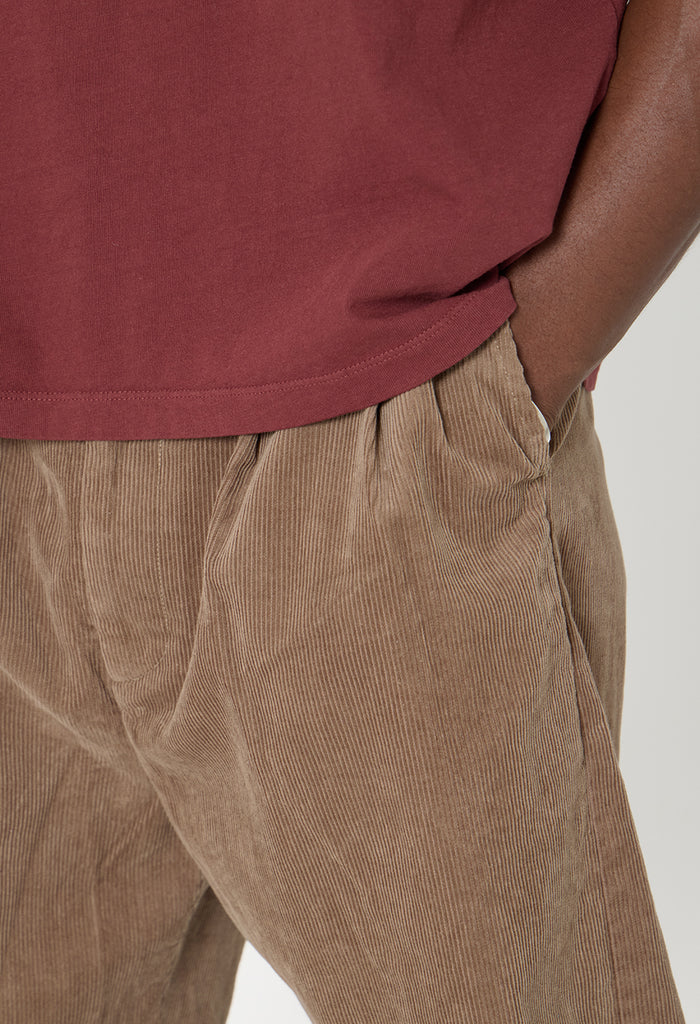 Air Spun Beach Pocket Tee / Oxblood