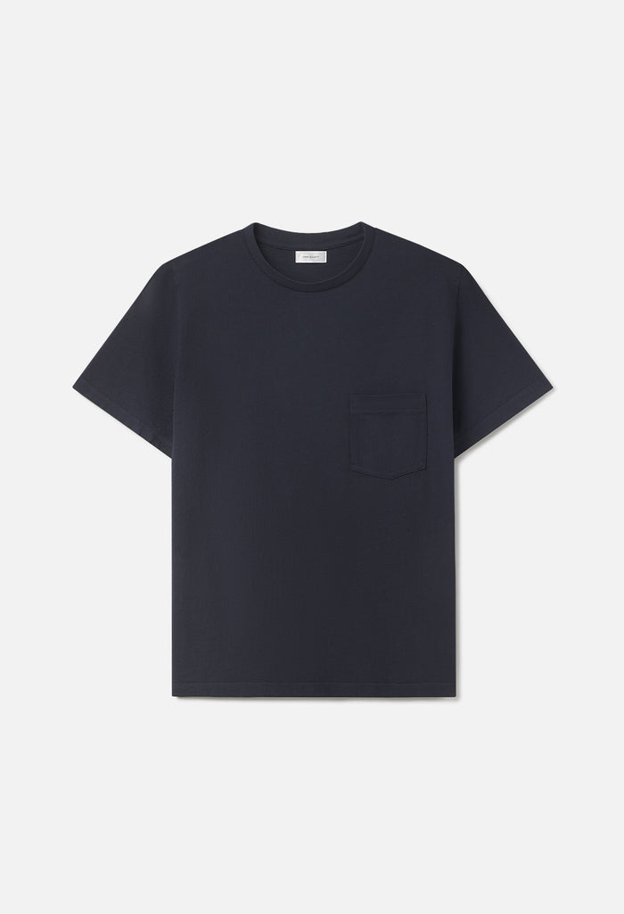 Air Spun Beach Pocket Tee / Oxford Navy