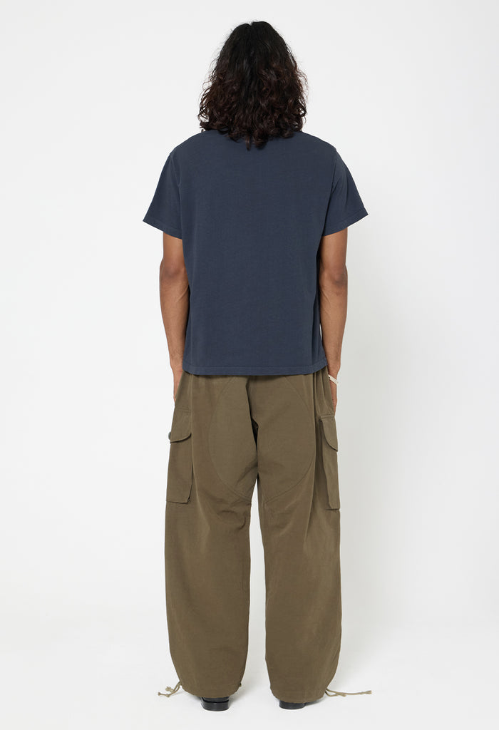 Air Spun Beach Pocket Tee / Oxford Navy