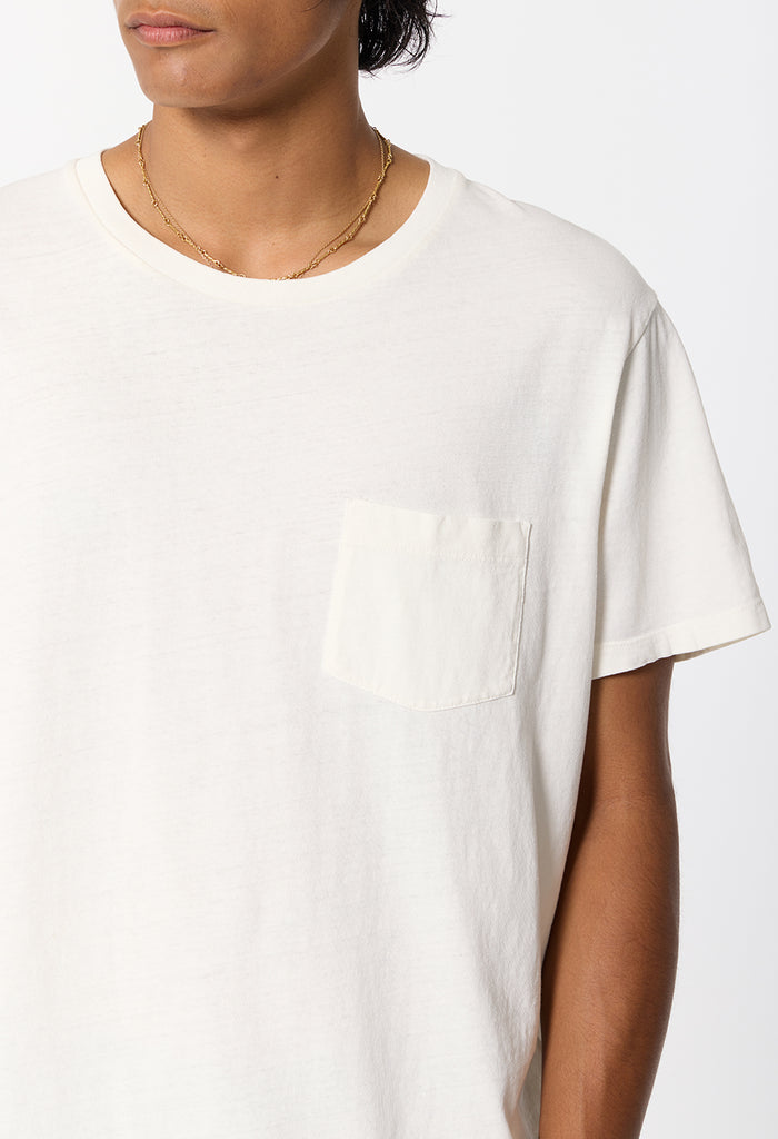 Air Spun Beach Pocket Tee / Salt