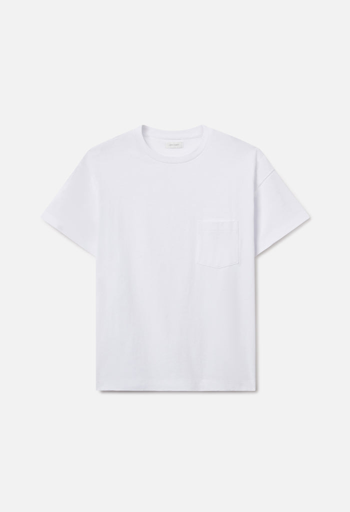 Air Spun Beach Pocket Tee / White