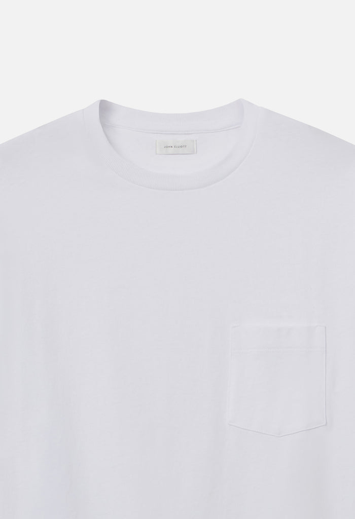 Air Spun Beach Pocket Tee / White