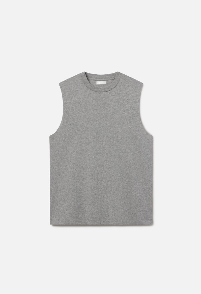 Air Spun Campus Cut-Off Tee / Heather Grey
