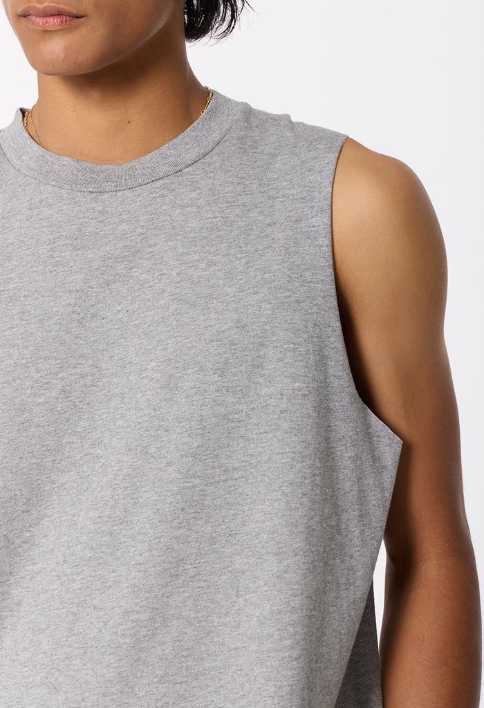 Air Spun Campus Cut-Off Tee / Heather Grey