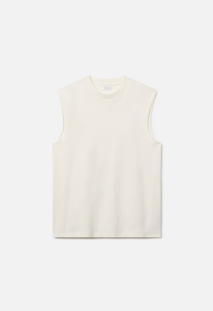 Air Spun Campus Cut-Off Tee / Salt