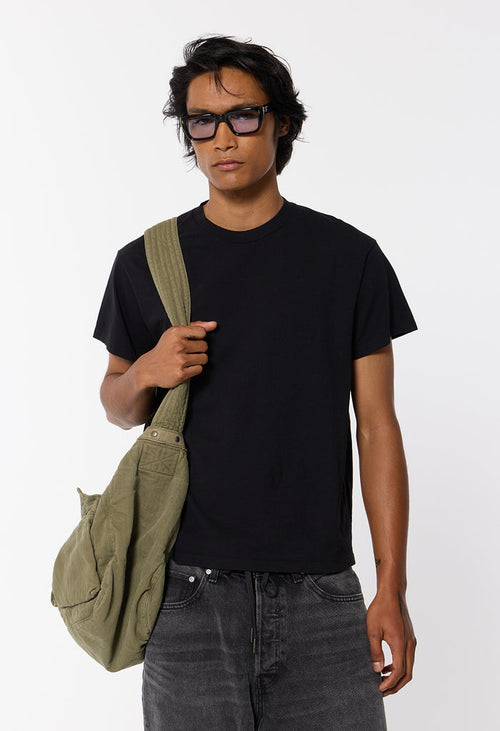 Air Spun Shrunken Tee / Black
