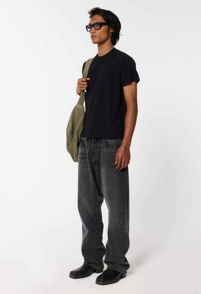 Air Spun Shrunken Tee / Black