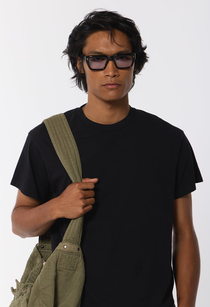 Air Spun Shrunken Tee / Black