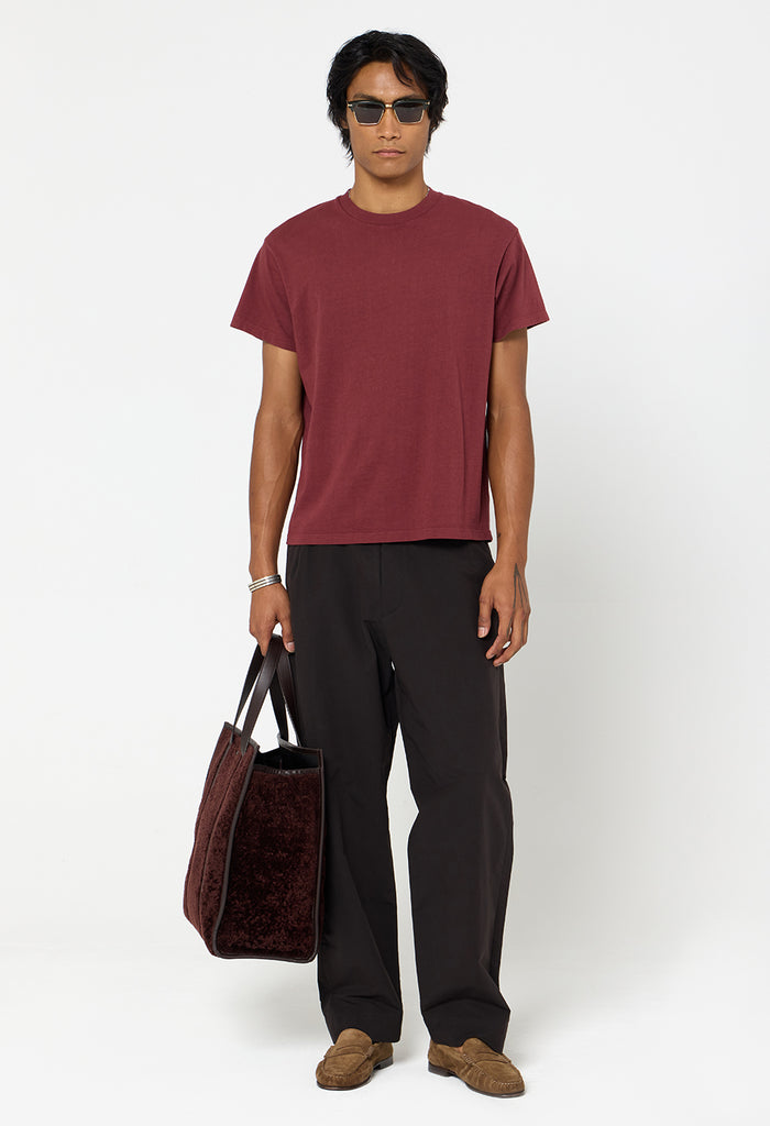 Air Spun Shrunken Tee / Oxblood