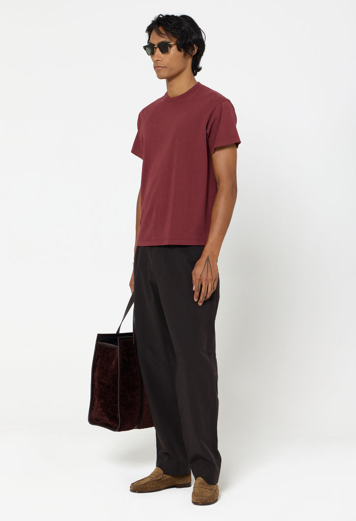 Air Spun Shrunken Tee / Oxblood