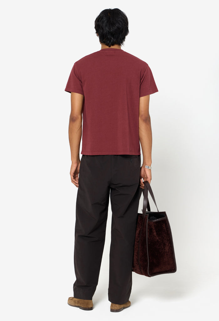 Air Spun Shrunken Tee / Oxblood