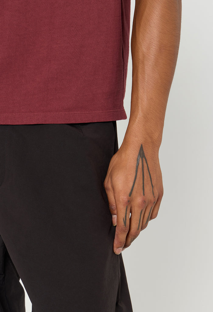 Air Spun Shrunken Tee / Oxblood