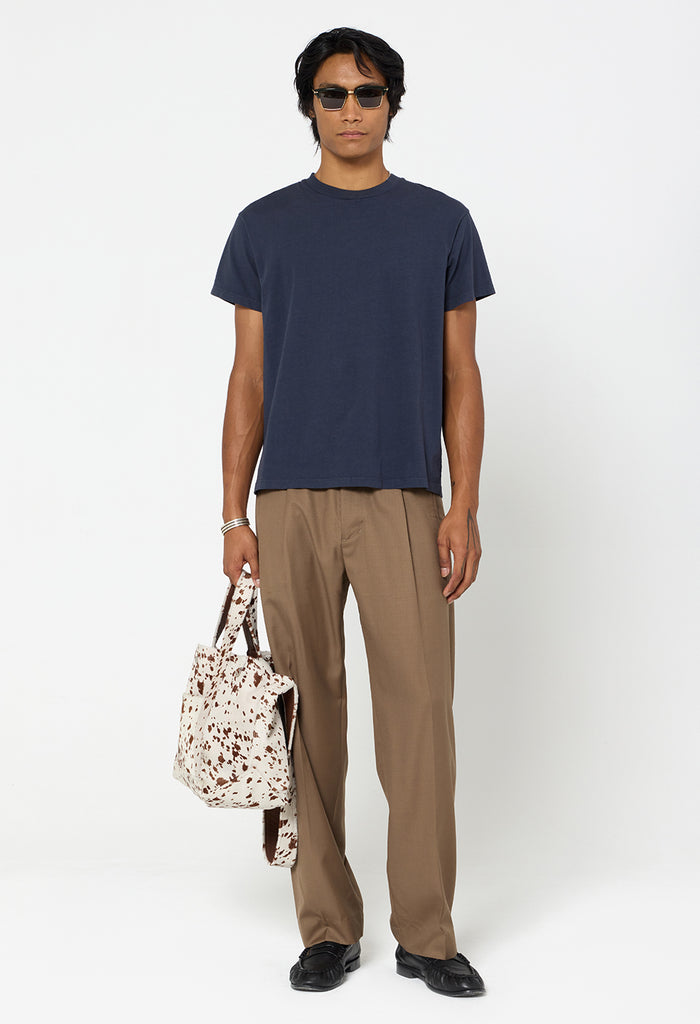 Air Spun Shrunken Tee / Oxford Navy